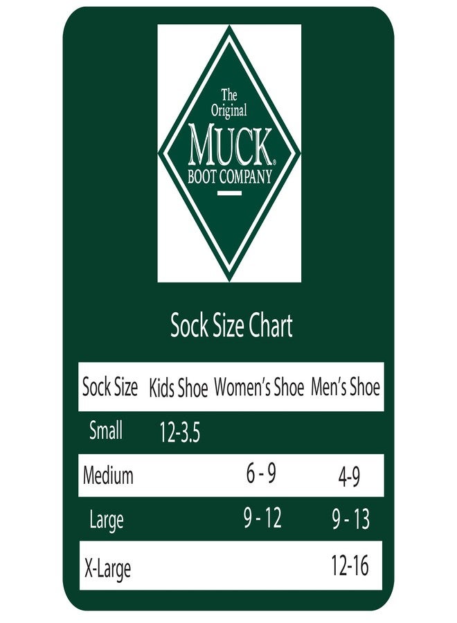 MUCK Boot Youth Boys Girls Heavyweight Merino Wool Blend Camo Boot Socks 2 Pair Pack (US, Alpha, Small, Regular, Fuchsia/Teal) - Image 5