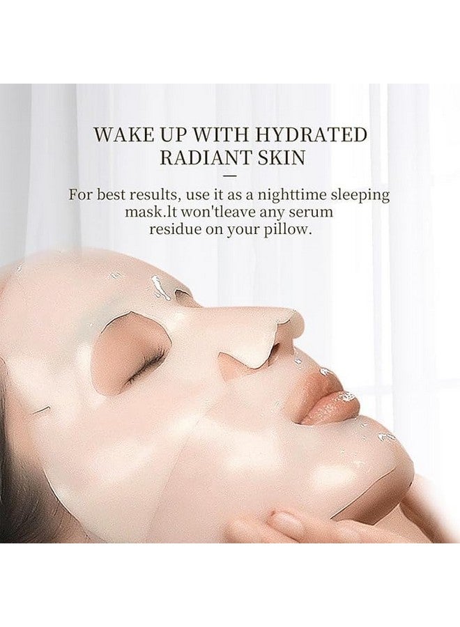 UDHVREKH Bio-Collagen Real Deep Face Mask, Hydrating Overnight Hydrogel Mask, Pore Minimizing Firming and moisturizing, Elasticity Improvement Anti Wrinkle Lifting Mask for Bright & Plump Skin - Image 3