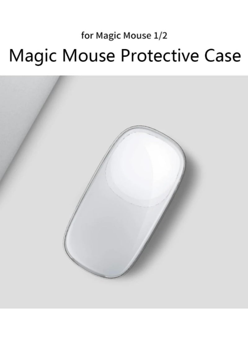 1PCS Transparent Soft Silicone TPU Case for Apple Magic Mouse 1 2 3 Protector Anti-Scratch Protective Skin Cover Strong 3M Adhesive for Easy Installation - Image 5