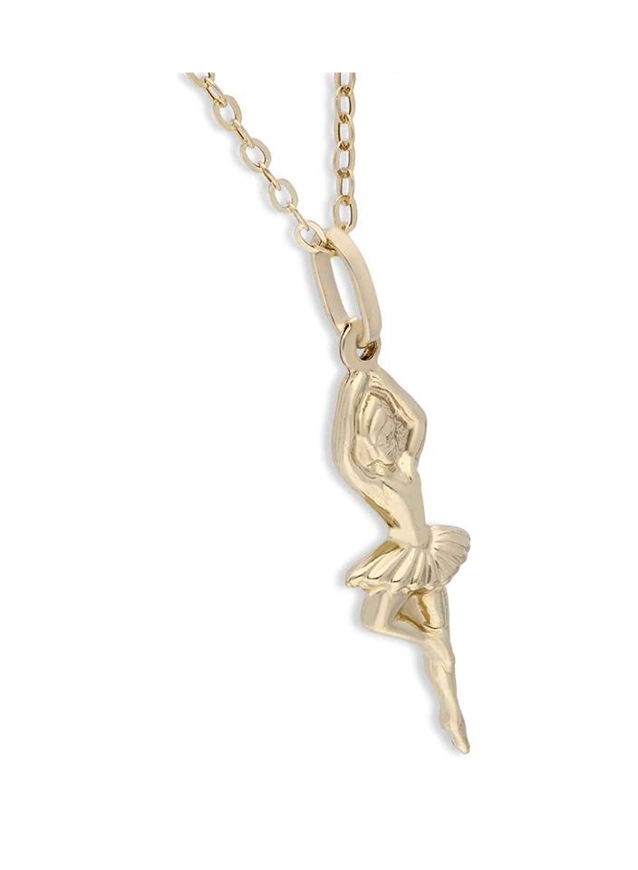 FK Jewellers Gold Necklace (Chain with Dancing Girl Pendant) 18KT - FKJNKL18KU1134 - Image 2