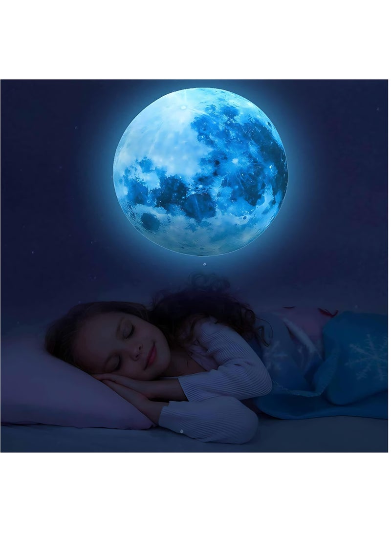 مجموعة ملصقات مضيئة في الظلام على شكل نجوم وقمر - 438 قطعة، ديكور للأسقف والجدران، مثالية لغرف الأطفال والرضع وغرف النوم - تتوهج لمدة 6 ساعات بعد التعرض للضوء - Image 5