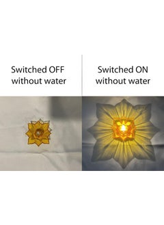 TED TECH Led Reflection Rangoli Diya Water Sensor Pack of 8  - Image 2