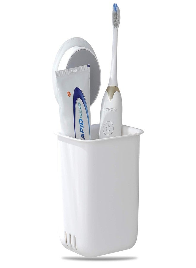 ULTRAZON Plastic Toothbrush Holders for Bathroom | Wall Mounted Toothbrush Holder | Toothbrush Holders for Toothbrushes | Bathroom Shelf Pack of (1)