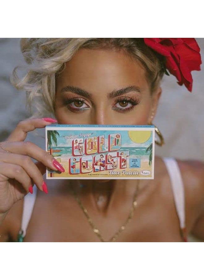 theBalm - Voyage Gold Coast Face Palette by the Balm for Women - 0.35 oz Makeup - Image 1