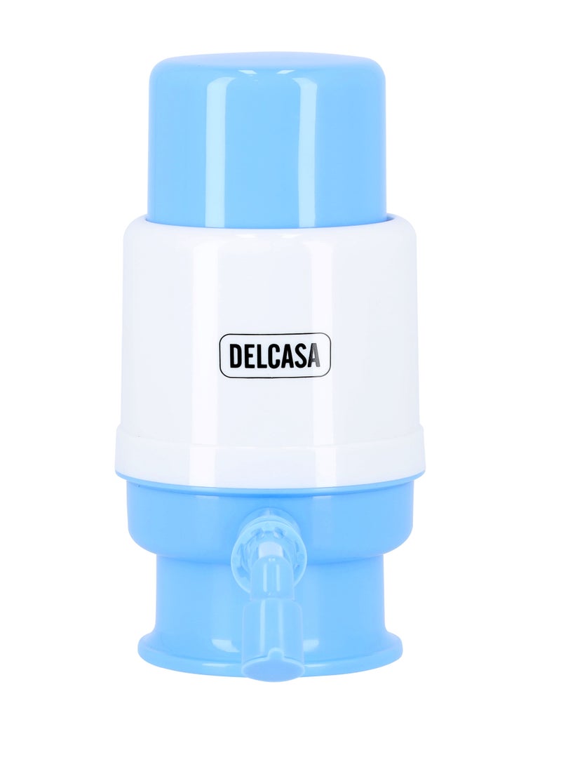 DELCASA Water Dispenser Pump with Vacuum Technology, DC2062 | Food Grade Plastic Material | Manual Use Pump with Removable Tubes | Anti-Dirt & Anti-Splash Cap  - Image 3