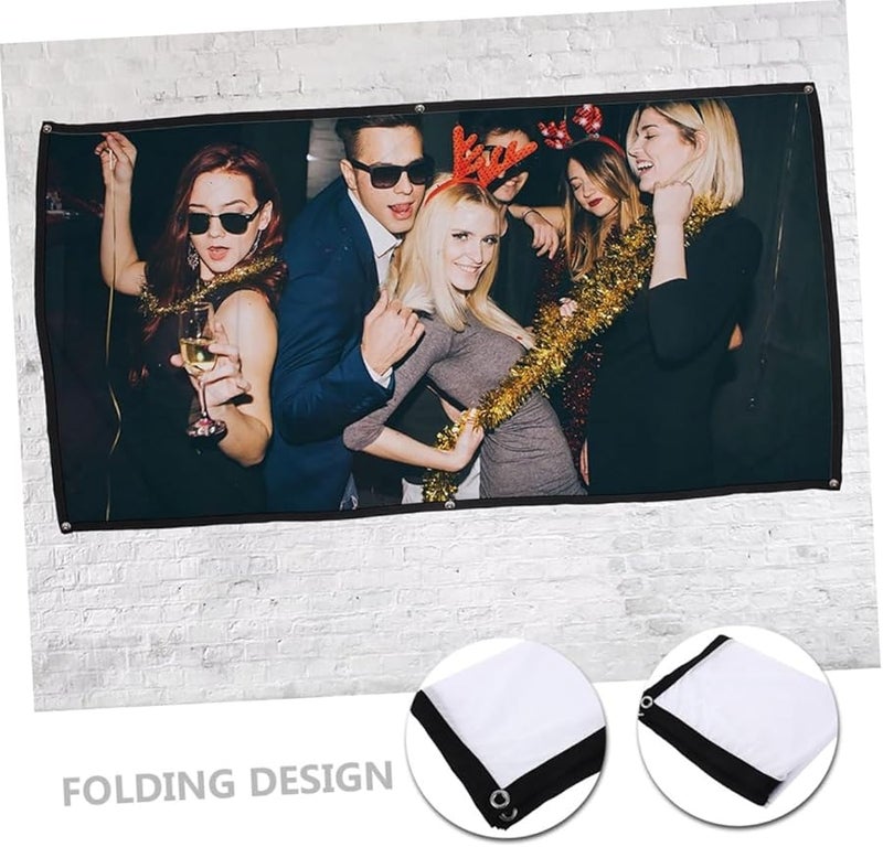 Projector Screen Indoor Outdoor Home Theater HD Image Easy Installation - Image 4