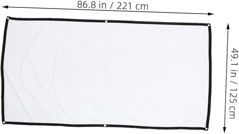 Projector Screen Indoor Outdoor Home Theater HD Image Easy Installation - Image 3