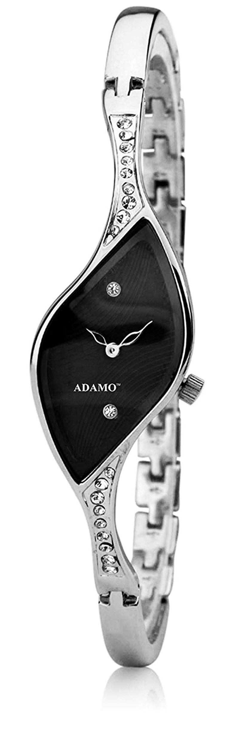 ADAMO Enchant Black Dial Women's & Girl's Watch 9710SM02 - Image 5