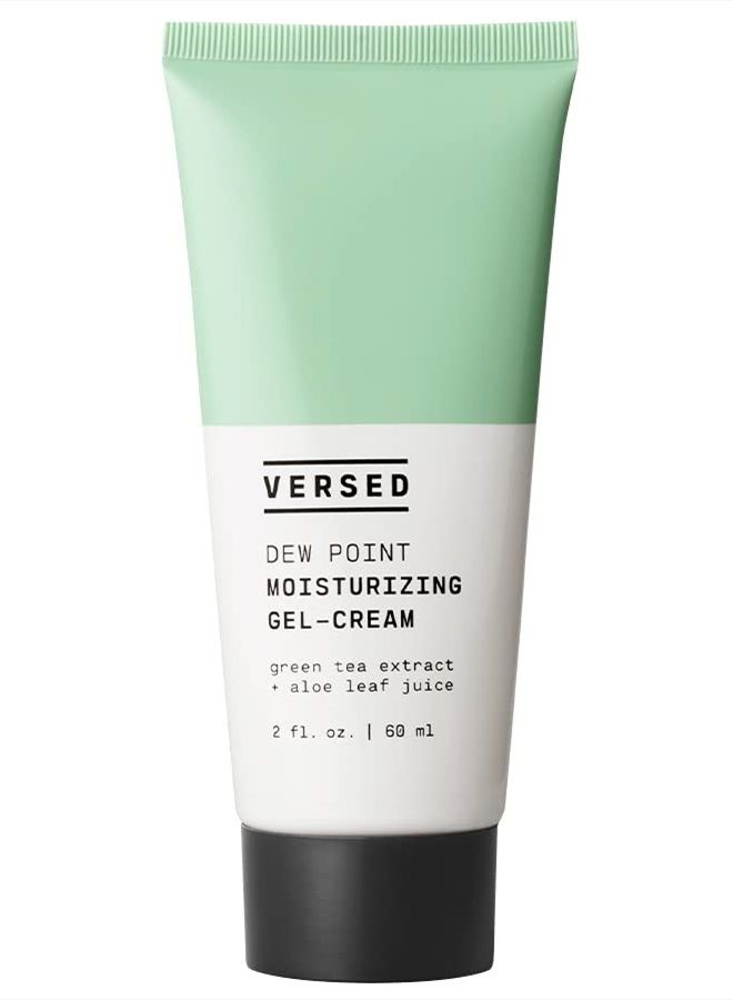 Versed Dew Point - Daily Lightweight Gel Face Moisturizer for Hydrated, Bouncy Skin - Quick Absorbing, Non-Greasy Cream With Green Tea Leaf Extract and Aloe Leaf Juice - Vegan (2 fl oz)  - Image 1