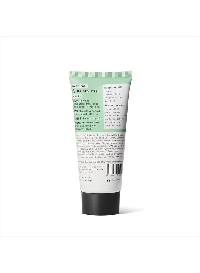 Versed Dew Point - Daily Lightweight Gel Face Moisturizer for Hydrated, Bouncy Skin - Quick Absorbing, Non-Greasy Cream With Green Tea Leaf Extract and Aloe Leaf Juice - Vegan (2 fl oz)  - Image 2