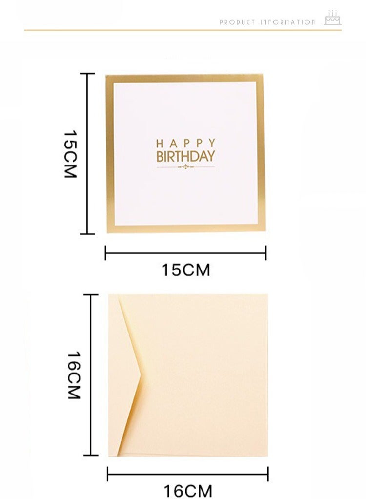 3D Pop-Up Card, Greeting Card for Birthday, Sturdy and Solid Cardstock Gift Card with Envelope and Thank You Card - Image 2