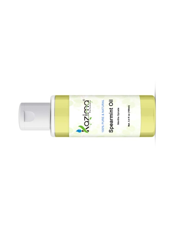 KAZIMA Spearmint Essential Oil - 100% Pure, Natural & Undiluted Oil for Skin Care & Hair Care - Image 2