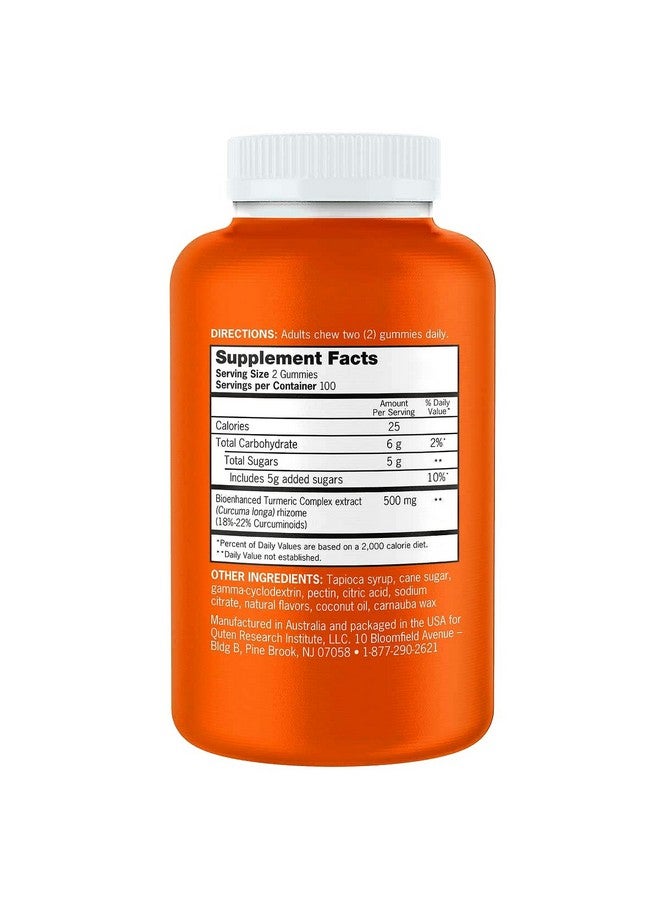 Qunol Turmeric 500MG 200CT Gummies - Image 3