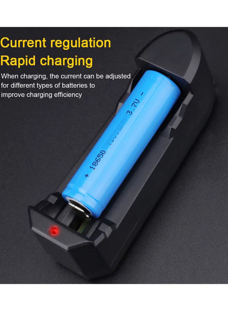 2pcs 18650 Battery Charger Smart Charging  18650 26650 18350 32650 21700 26700 26500 Li-Ion Rechargeable Battery Charger  - Image 5