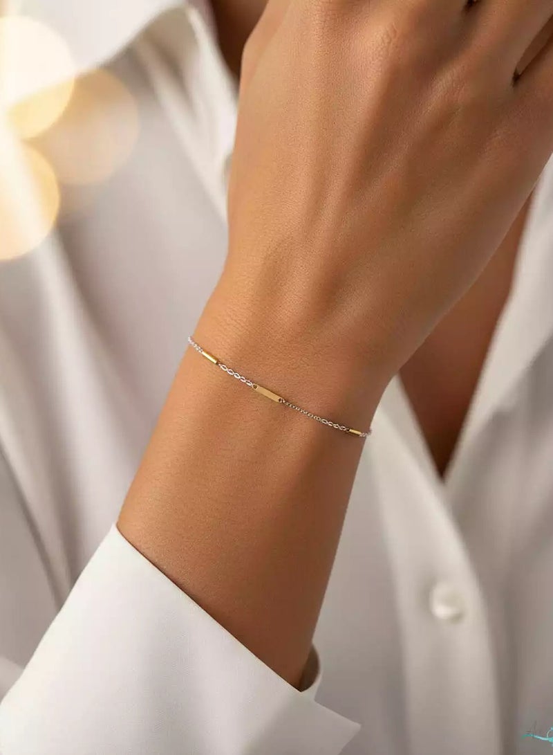 Ruby Art Gold 18K Pure Gold Bracelet for girl- 1.01 Gram - Image 2