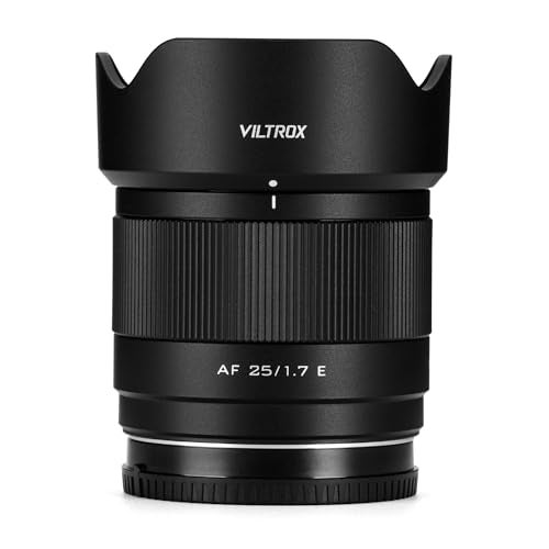 VILTROX عدسة VILTROX 25 مم f/1.7 F1.7 بؤرة تلقائية واسعة الفتحة APS-C متوافقة مع كاميرات سوني E-Mount A6400 A6500 A6600 A6700 ZV-E10 A7C A7RII A7SII A7II A7RIII A9 A1 ZVE1 A7CR - Image 1