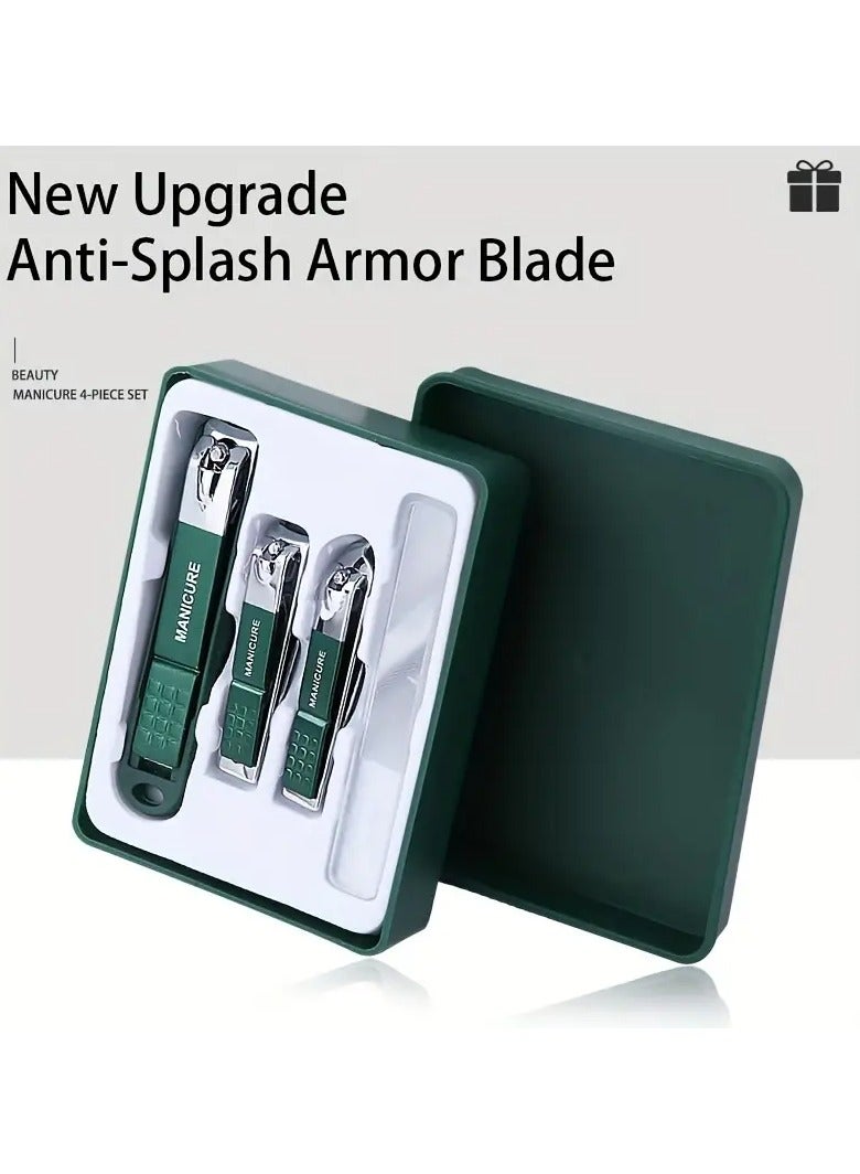 Goolsky Nail Clippers With Nail File Set, Sharp Edge Fingernail And Toenail Clipper Cutter, Nail File, Thick Nail Trimmer, Stainless Steel Toenail Clipper For Manicure And Pedicure - Image 2