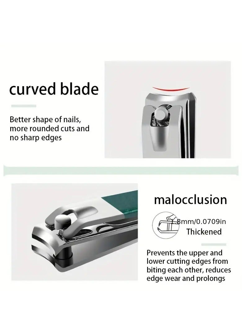 Goolsky Nail Clippers With Nail File Set, Sharp Edge Fingernail And Toenail Clipper Cutter, Nail File, Thick Nail Trimmer, Stainless Steel Toenail Clipper For Manicure And Pedicure - Image 4