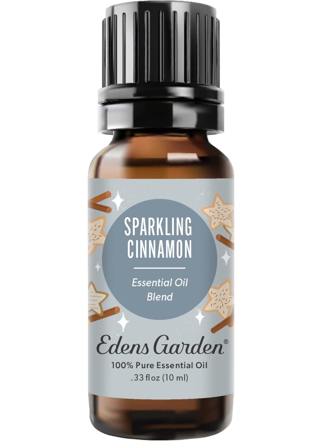 Edens Garden Edens Garden Sparkling Cinnamon Essential Oil Blend- 100% Pure Premium Grade, Undiluted, Natural, Therapeutic, Aromatherapy, The Best for Diffusing, Candle, Laundry, Humidifiers 10 ml (.33 fl oz) 