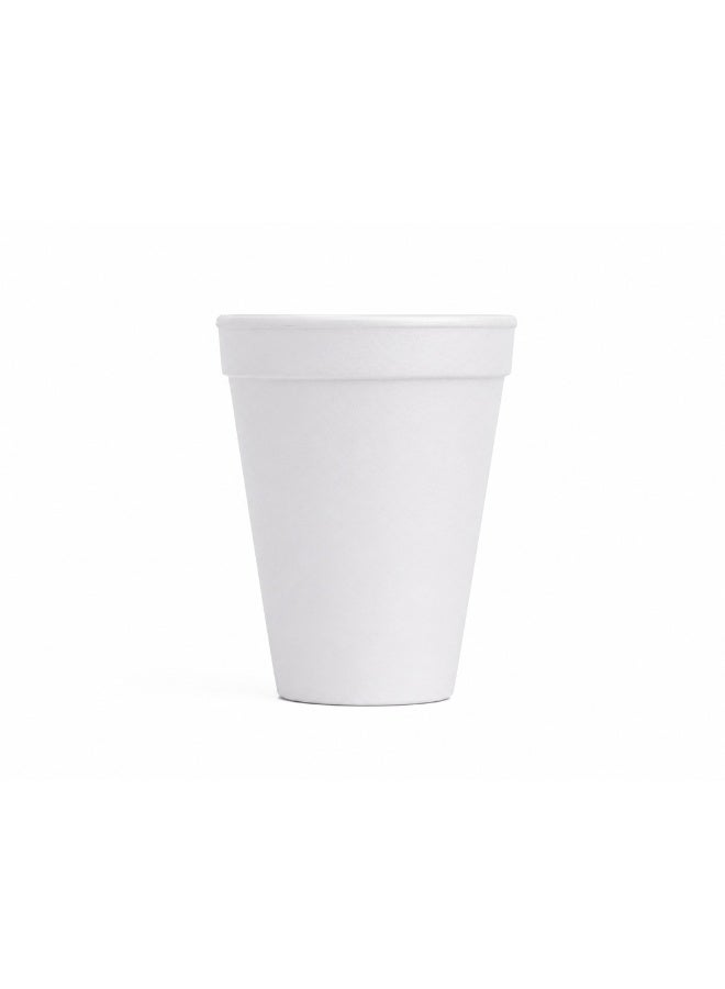 IDEAL PACK 6 oz Foam Cups Disposable – White Cups for Hot & Cold Beverages, Lightweight Insulated Drinking Cups for Tea, Coffee, Juice, Party & Office Use(25 pcs) - Image 2