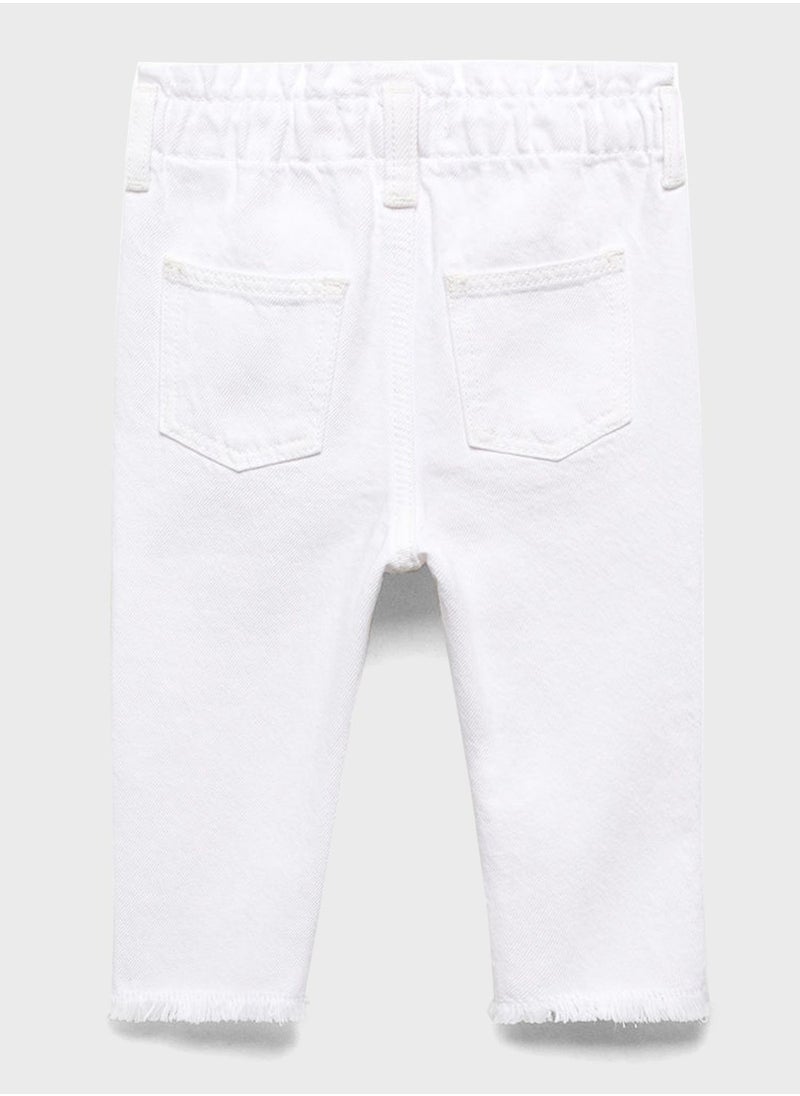 MANGO - Infant Paperbag Jeans - Image 1