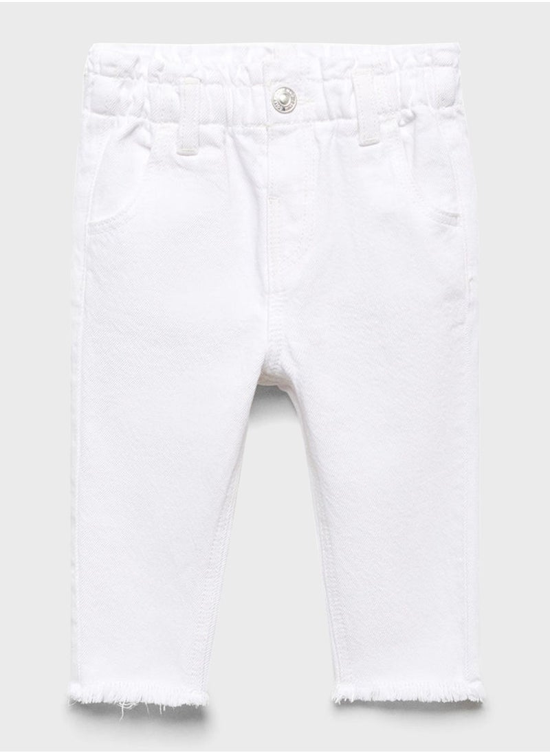 MANGO - Infant Paperbag Jeans - Image 1