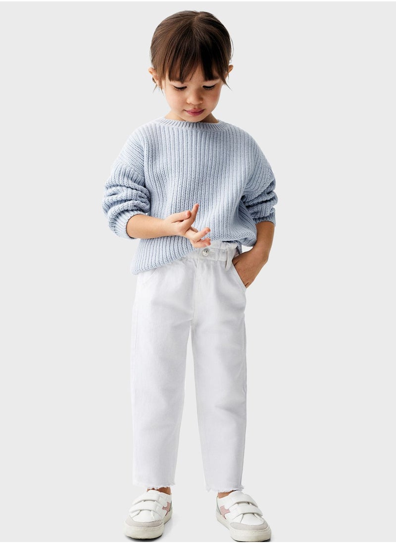 MANGO - Infant Paperbag Jeans - Image 1
