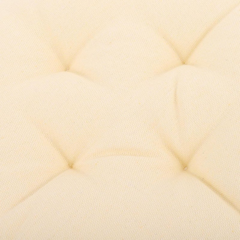 Garneck Stool Covers Stretchable Elastic Beige 30cm Thickened Washable Non-Slip Bar Stool Seat Cushion Sleeve for Home Kitchen Dining Bar - Image 2