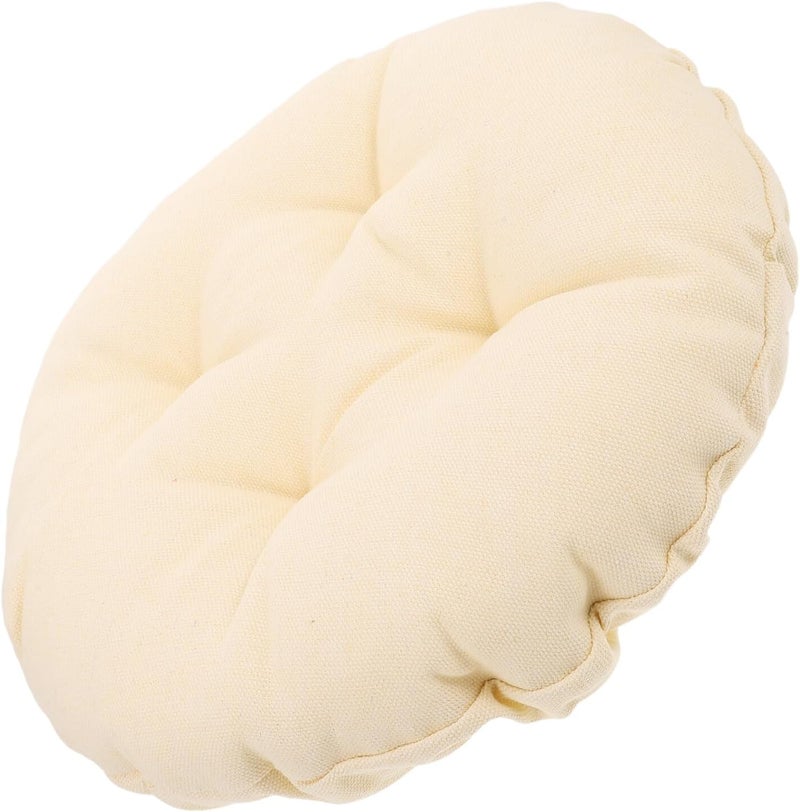 Garneck Stool Covers Stretchable Elastic Beige 30cm Thickened Washable Non-Slip Bar Stool Seat Cushion Sleeve for Home Kitchen Dining Bar - Image 1