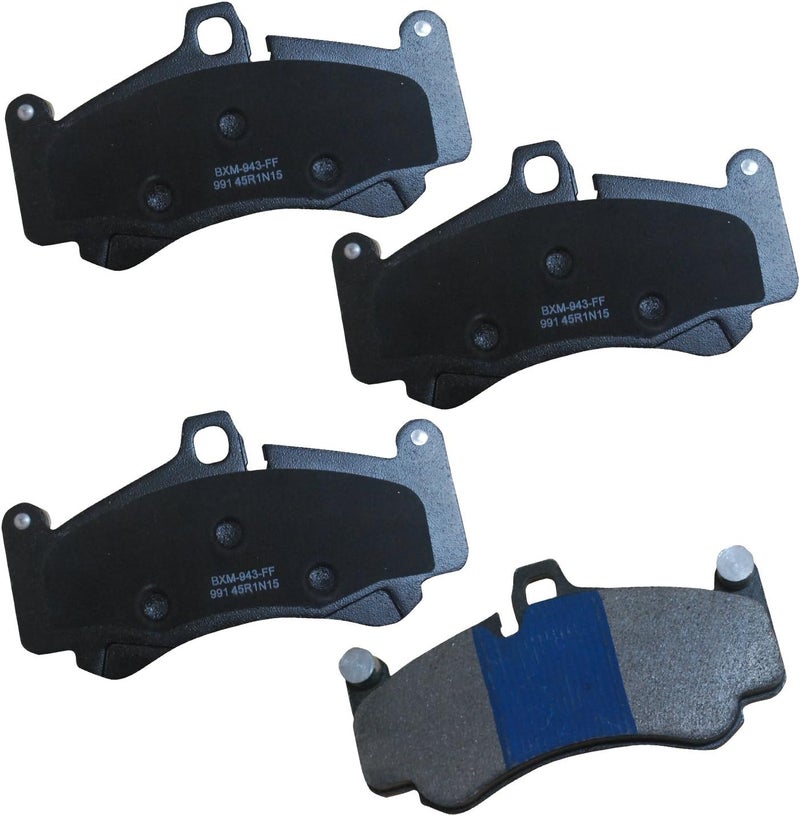 Bendix وسادات فرامل SBM991 شبه معدنية متميزة لسيارات بورش 911 2010-2006، 911 2012، بوكستر 2010-2008، بوكستر 2012، كاريرا GT 2005-2004، كايمان 2010-2009، كايمان 2012 - Image 1