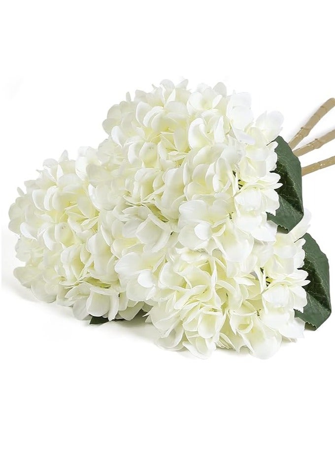 DUNISO 6 قطع أزهار هيدرنجيا اصطناعية من الحرير - باقة أزهار هيدرنجيا واقعية لحفلات الزفاف والمكاتب وديكور المنزل - Image 3