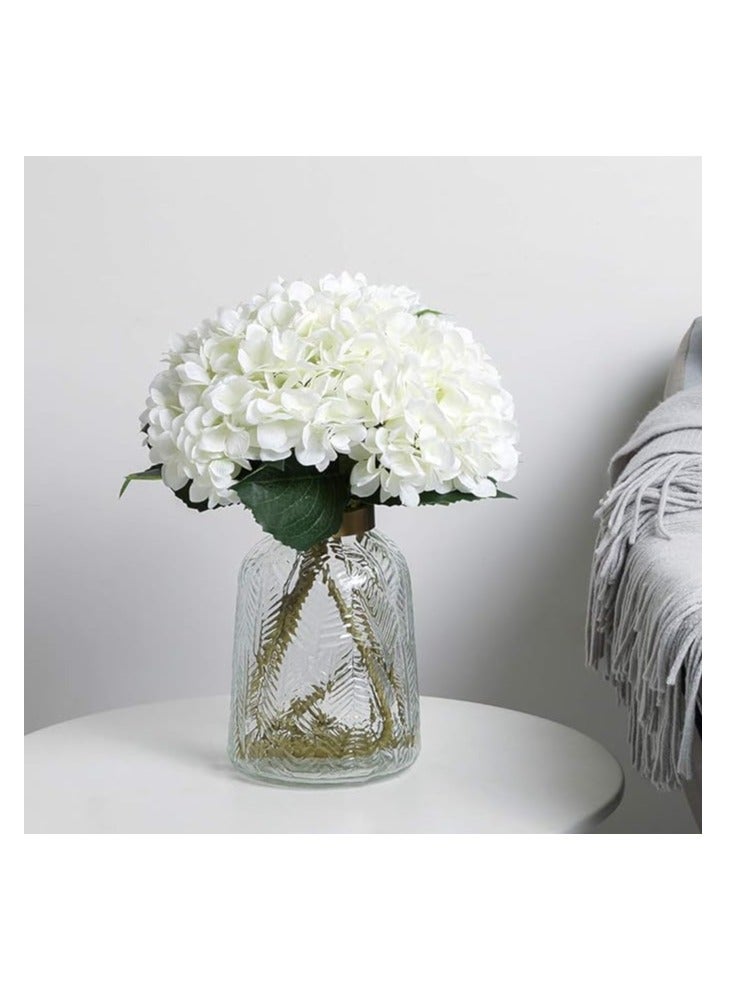 DUNISO 6 قطع أزهار هيدرنجيا اصطناعية من الحرير - باقة أزهار هيدرنجيا واقعية لحفلات الزفاف والمكاتب وديكور المنزل - Image 2