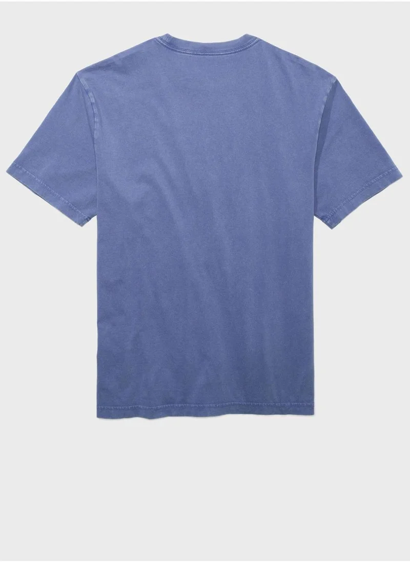 American Eagle Logo Graphic Crew Neck T-Shirt