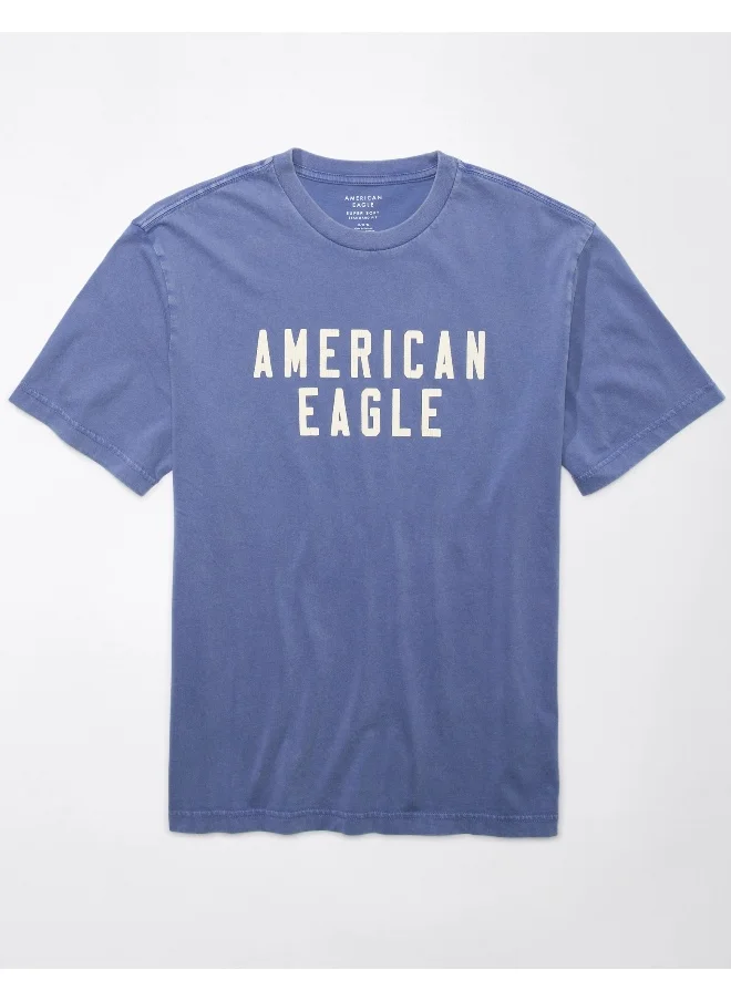 American Eagle Logo Graphic Crew Neck T-Shirt