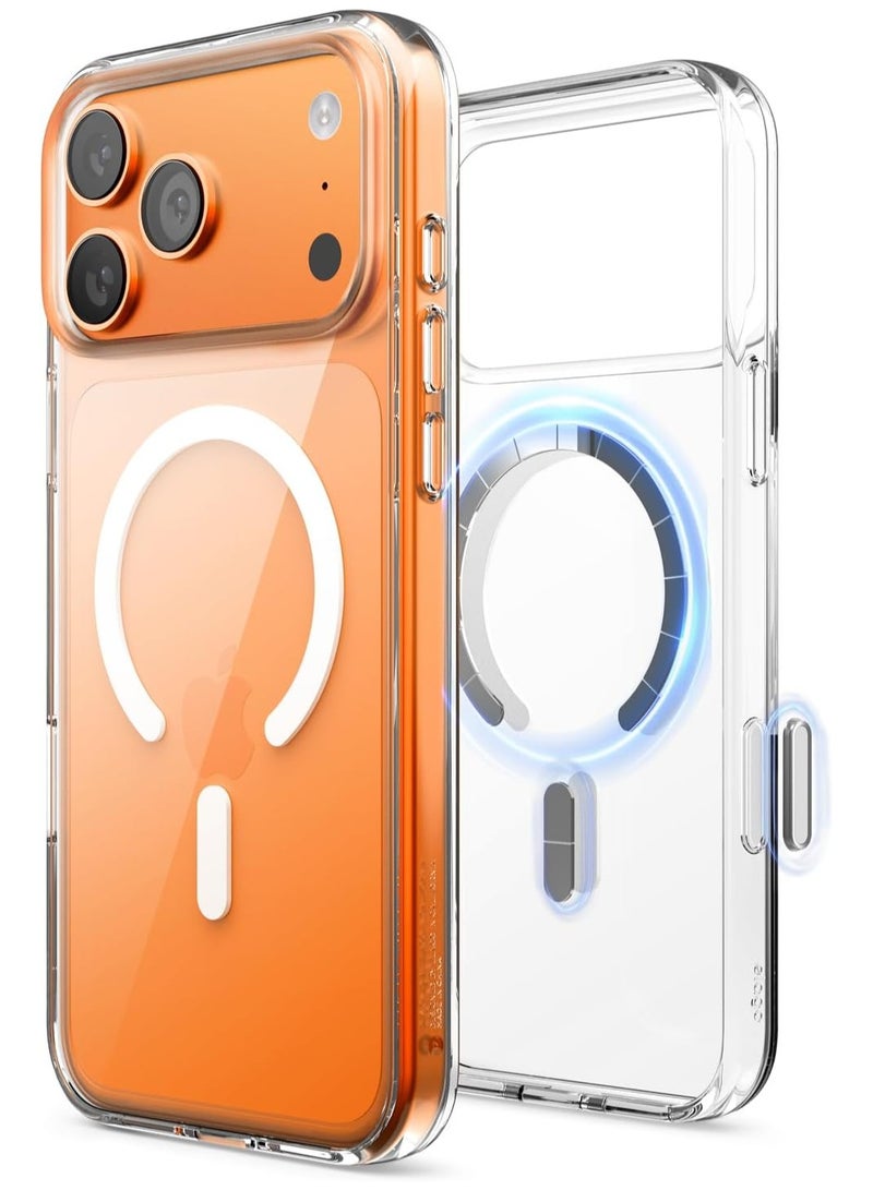Elago Magnetic Hybrid for iPhone 17 Pro Max (2025) [Camera Control Button Cover] compatible with MagSafe case cover - Clear - Image 1