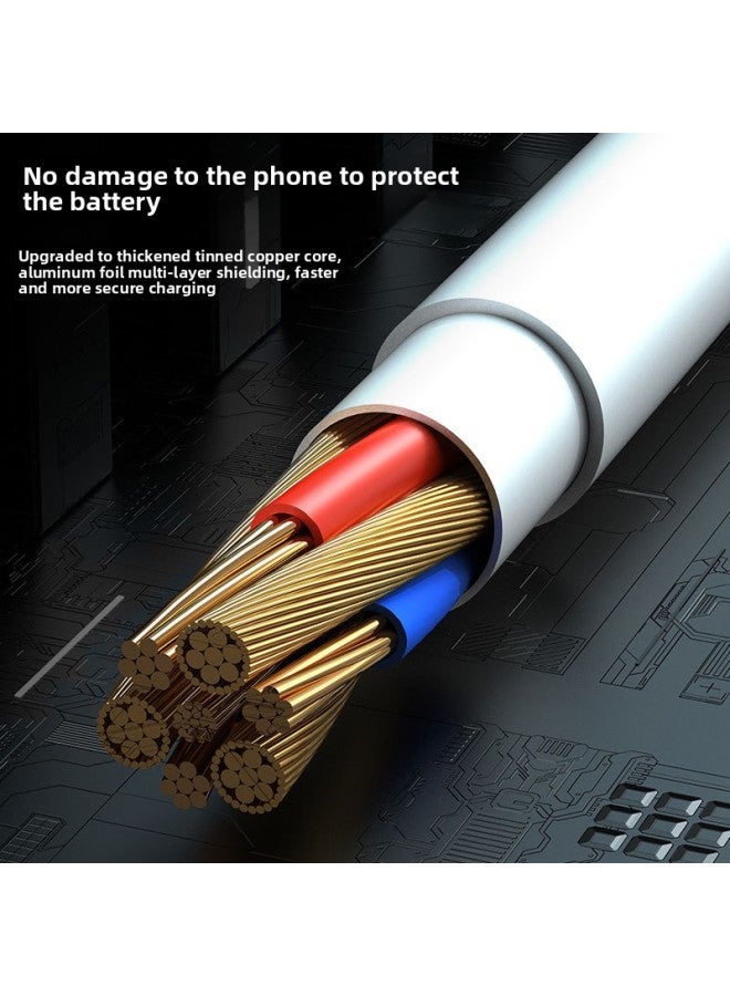 Type-c Data Cable Is Suitable For Huawei Oppovivo For Xiaomi Tpyec6a Fast Charging P40mate50 Mobile Phones-Color:Orange 66w Thick Passenger Cable Type-c [6a Super Flash Charging] Single Strip-1m  - Image 5
