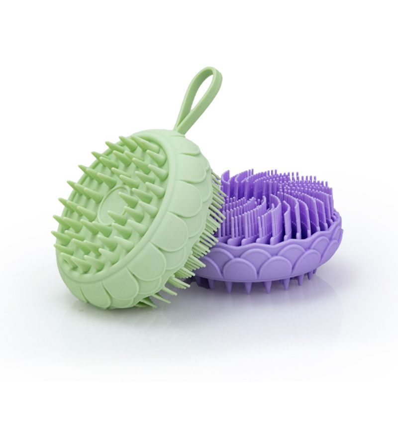 Green Portable Facial Cleansing Brush with Lanyard for Deep Exfoliating - Image 3