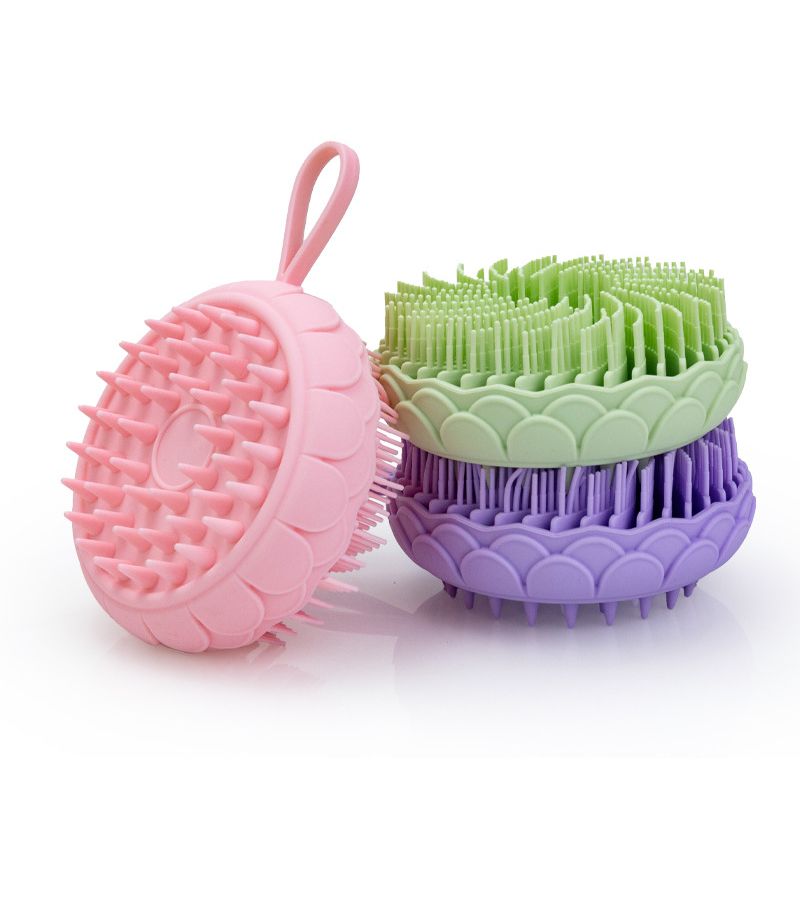 Green Portable Facial Cleansing Brush with Lanyard for Deep Exfoliating - Image 1