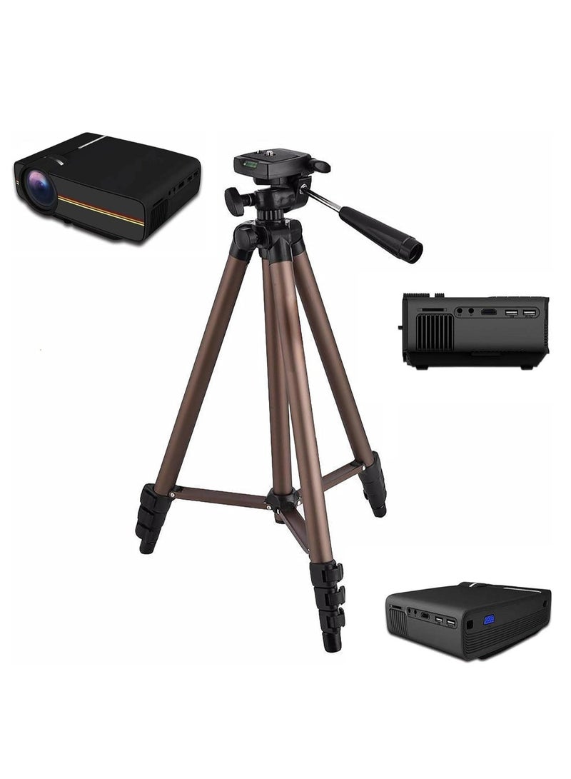 جهاز عرض سينما منزلية – 1200 لومن، شاشة حتى 120 بوصة مع حامل ثلاثي WTT 3130 – هدية مرفقة - Image 1
