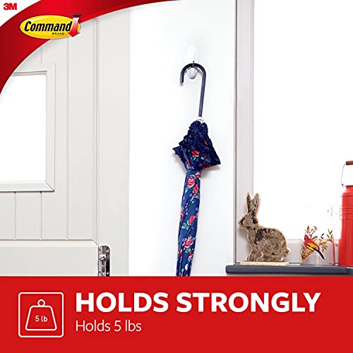 Command Wire Hook, White, Large, Organize Damage-Free, Indoor Use (17069-ES), 1 Hook - Image 3