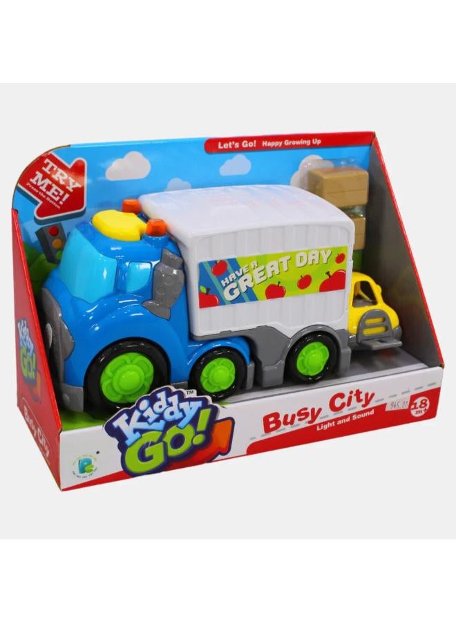 DHTS10337\Busy City Truck With Ligh And Sound - Image 1