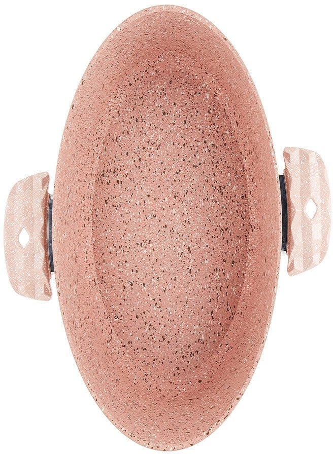 HOME MAKER GRANITEC PINK CASSEROLE 24CM - Image 3