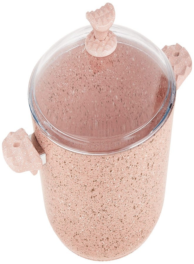 HOME MAKER GRANITEC PINK CASSEROLE 24CM - Image 1