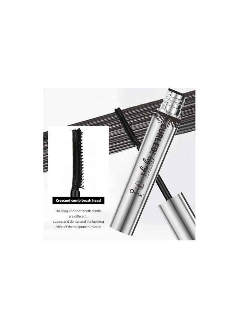 Mn Curled Thick Mascara Big Eye 4D Long And Dense Curly Essy To Brush  - Image 4