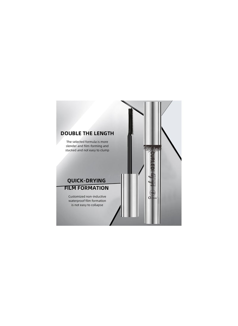 Mn Curled Thick Mascara Big Eye 4D Long And Dense Curly Essy To Brush  - Image 5