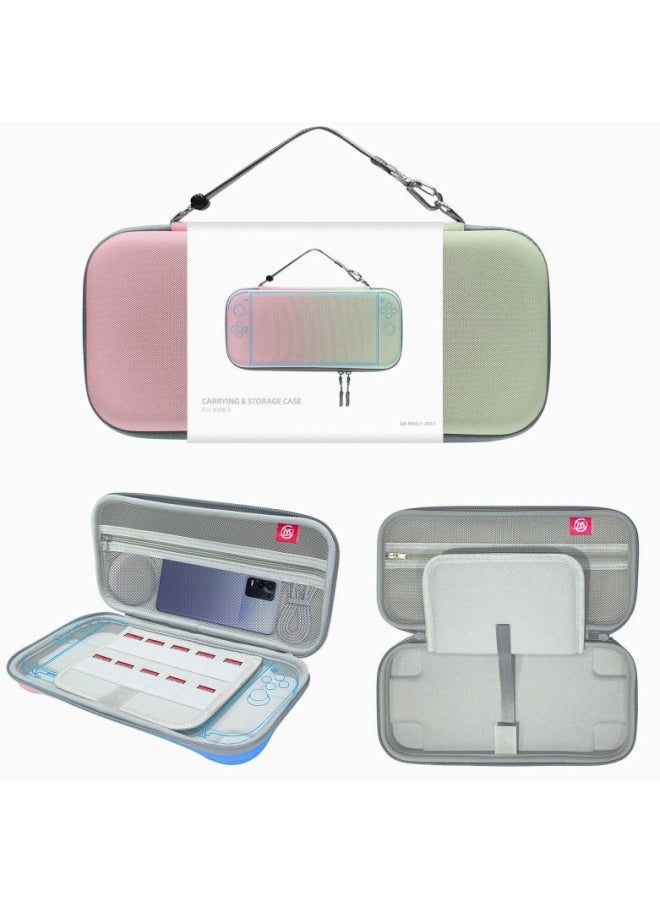 Generic Used For Switch2 Host Storage Bag EVA Handbag Anti-drop Waterproof Portable Storage JYS-Product Color:Red And Blue  - Image 1