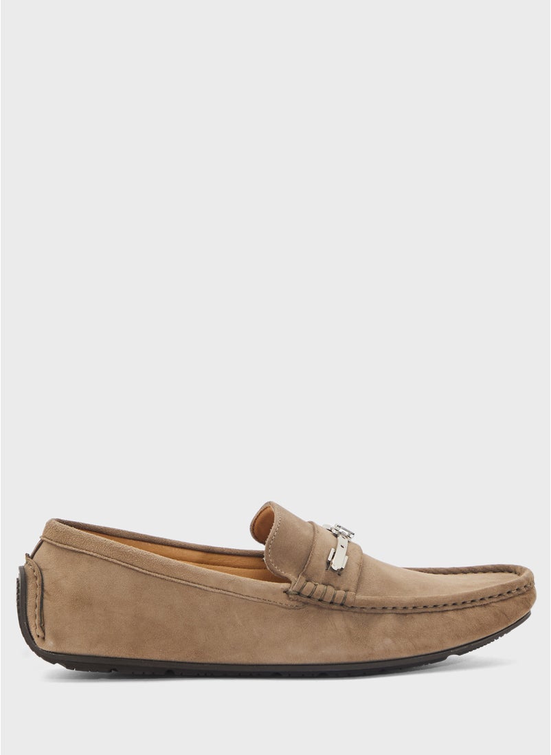 Robert Wood Genuine Suede Leather Loafers  - Image 1