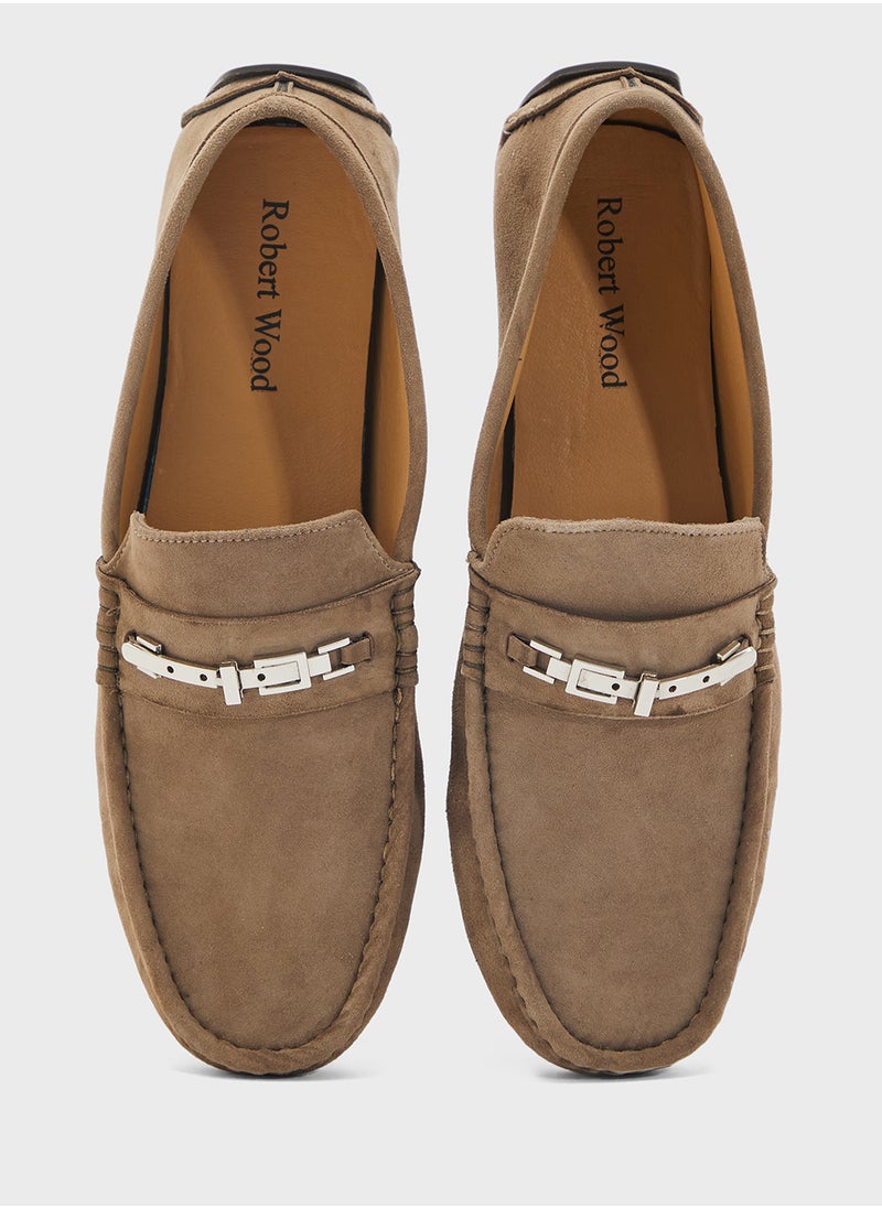 Robert Wood Genuine Suede Leather Loafers  - Image 4