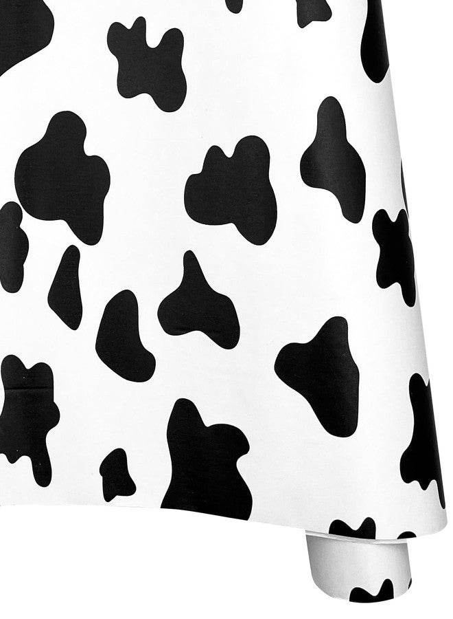 Yifely Waterproof PVC Adhesive Decorative Wallpaper Roll,17x118 Inch,Black & White Print Furniture Protect Paper - Image 1