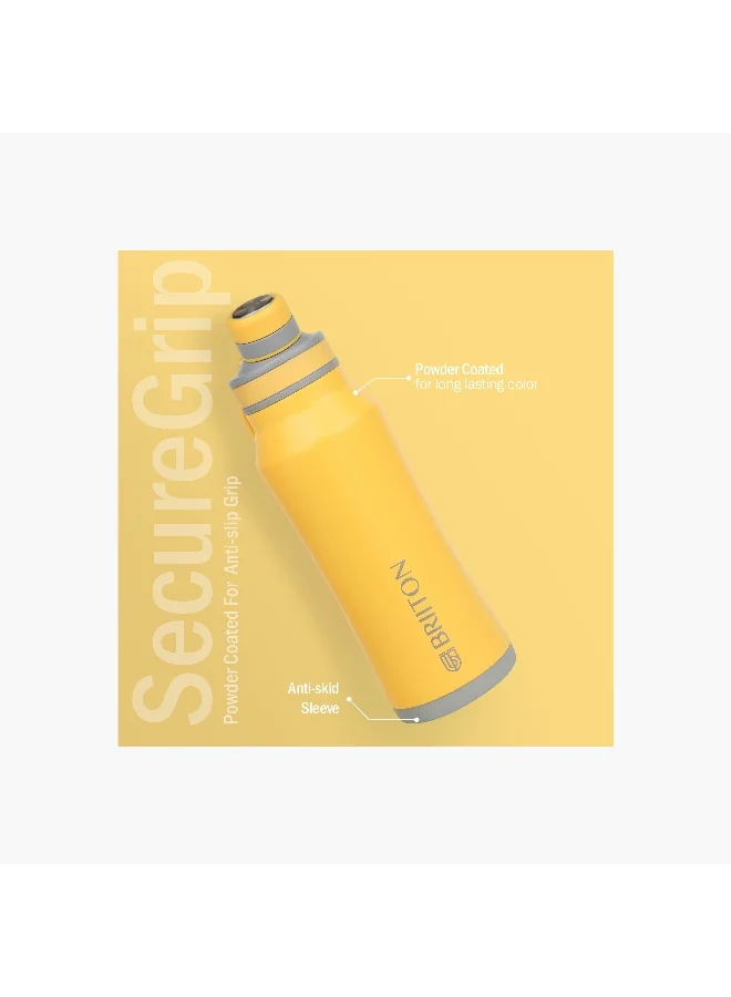Briiton Water bottle -1000Ml Double wall (stainless steel) Insulated Bottle-keeps Hot and Cold